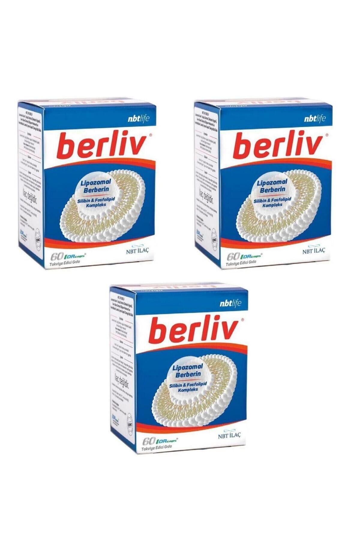 Berliv Lipozamal Berberin 60 Kapsül 3 Adet