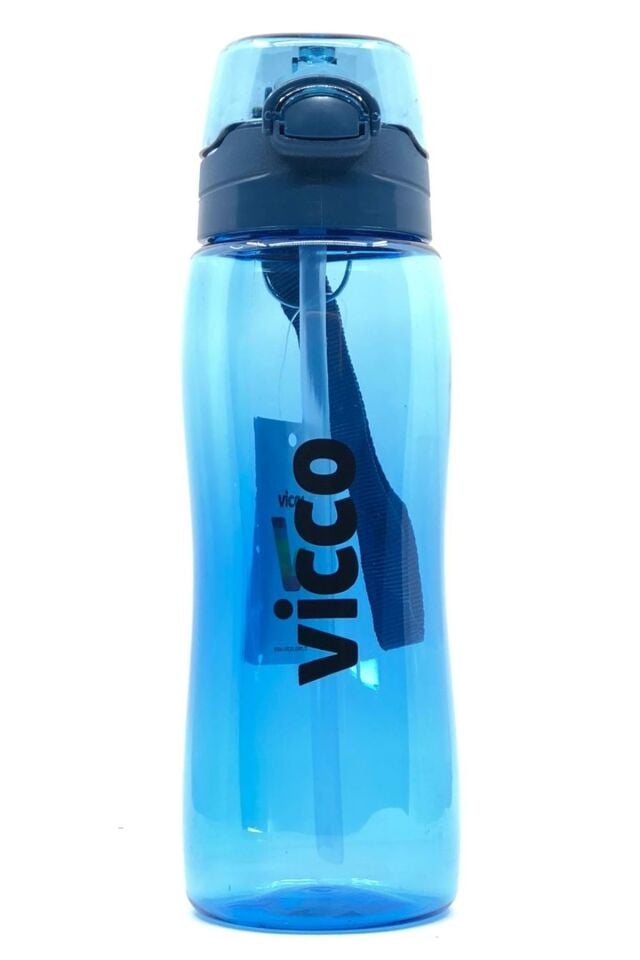 Su Matarası Kilitli Kapak Tritan Matara Suluk 750 ML MAVİ