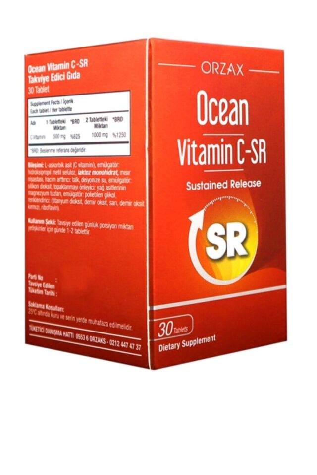 Ocean Vitamin C Sr 30 Tablet