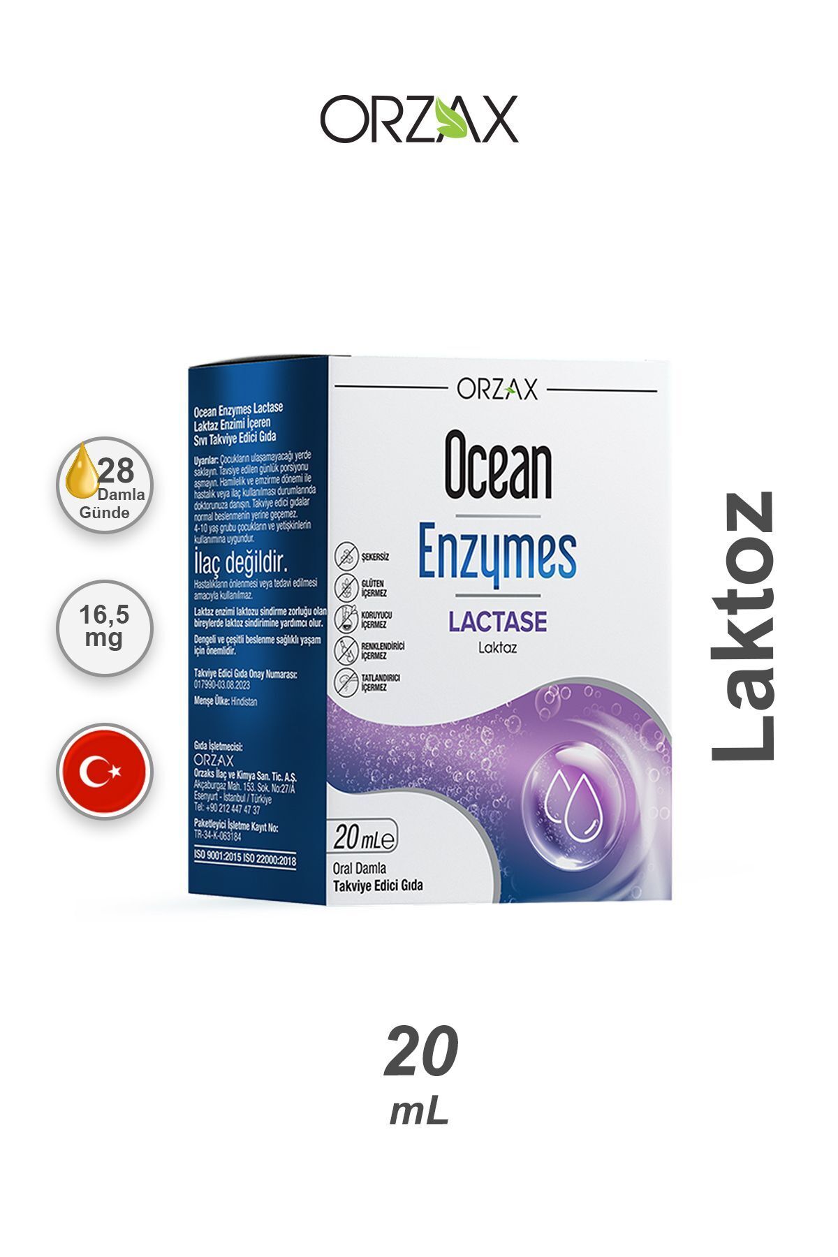 Enzymes Lactase Laktoz Damla 20 ml